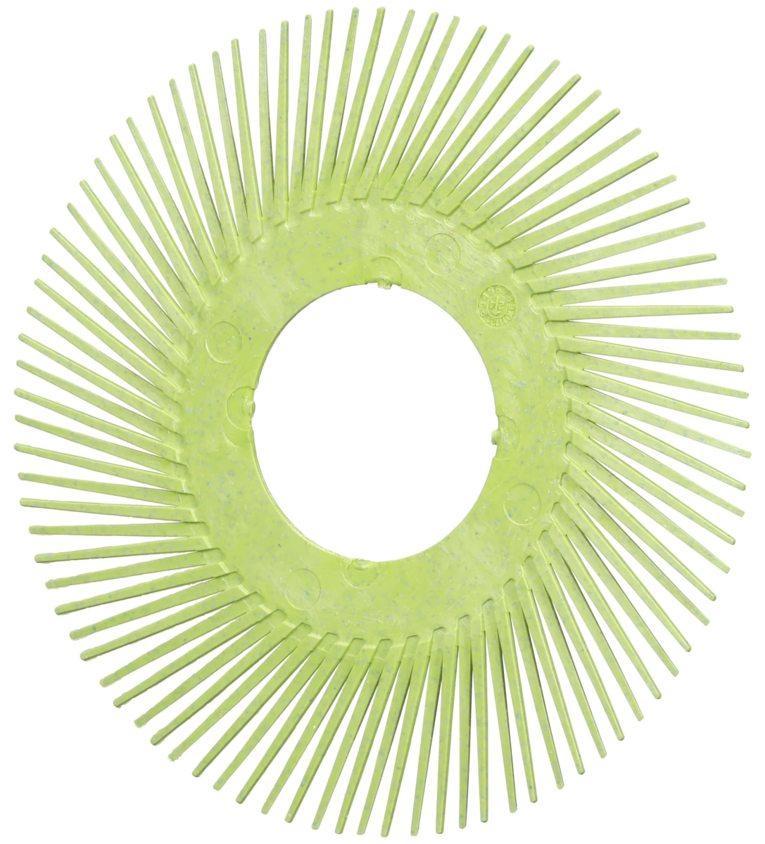 3M™ Scotch-Brite™ Präzisions Radialborstenbürste Einzelsegmente PN-RB 7100374838, Ø 150 mm, 50+, Typ A (Schräge Borsten), Ohne Adapter, Grün, 6.000 U./Min., Für Reinigungs- und Entgratungsarbeiten