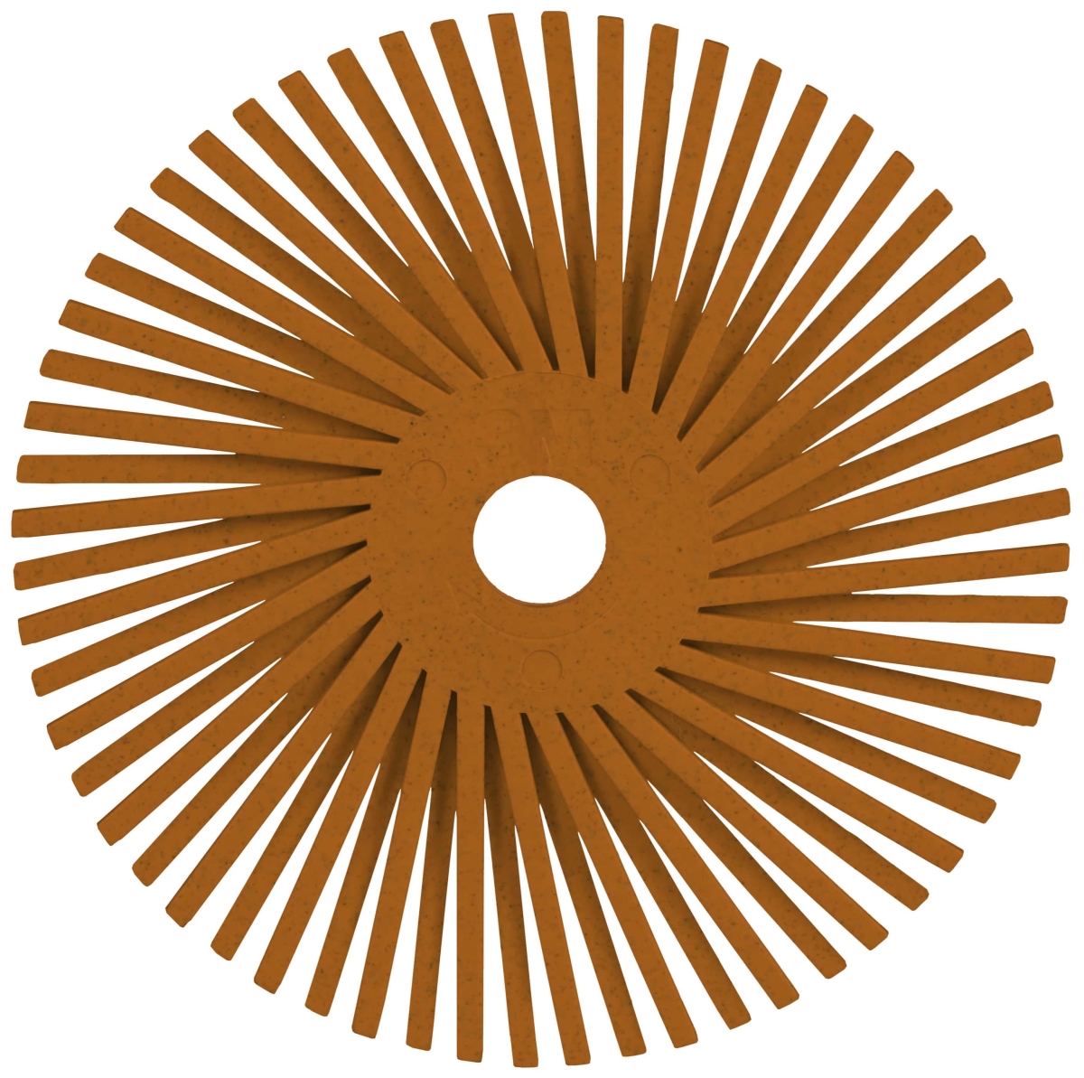 3M™ Scotch-Brite™ Präzisions Radialborstenbürste PN-RB 7100374841, Ø 75 mm x ø 10 mm, 80+, Typ A (Schräge Borsten), Orange, 20.000 U./Min., Für Reinigungs- und Entgratungsarbeiten