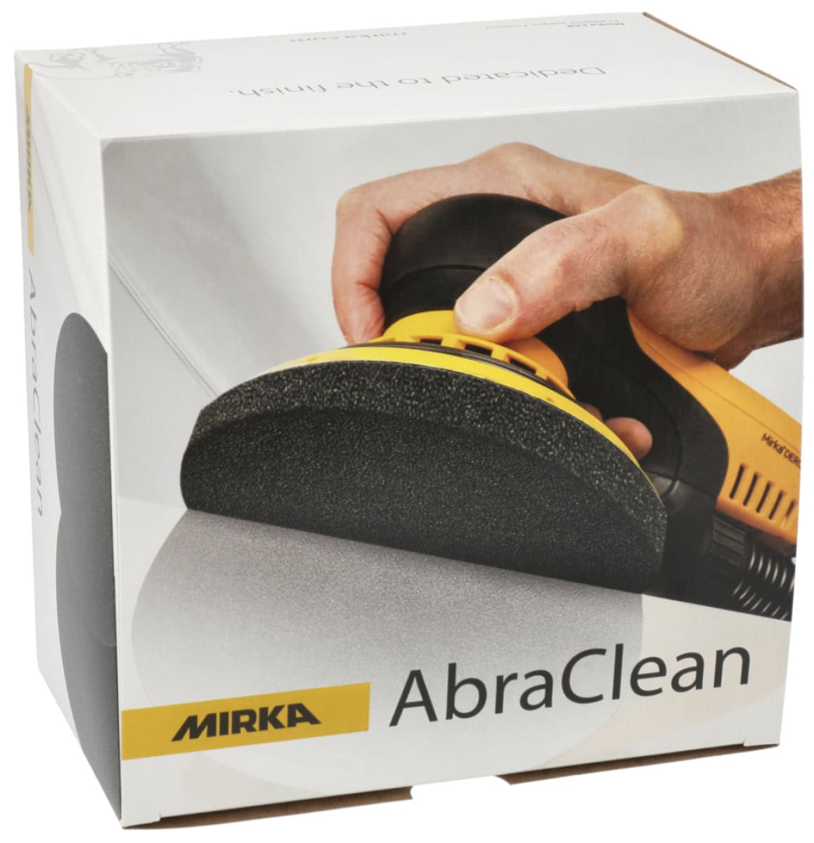 Mirka® AbraClean Pad 7915025004, 150 x 25 mm, Schwarz, Reinigungspad zum Entfernen von Schleifstaub