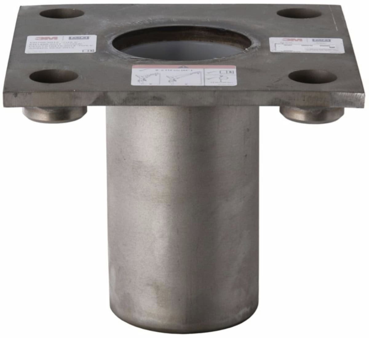 3M™ DBI-SALA® Kernhülse HC für bündige Bodenmontage 8000092, Edelstahl Ausführung, Ø 12,7 cm, 340 Kg Lastaufnahme, 12,20 Kg, Für die Aufnahme von Davitarmen