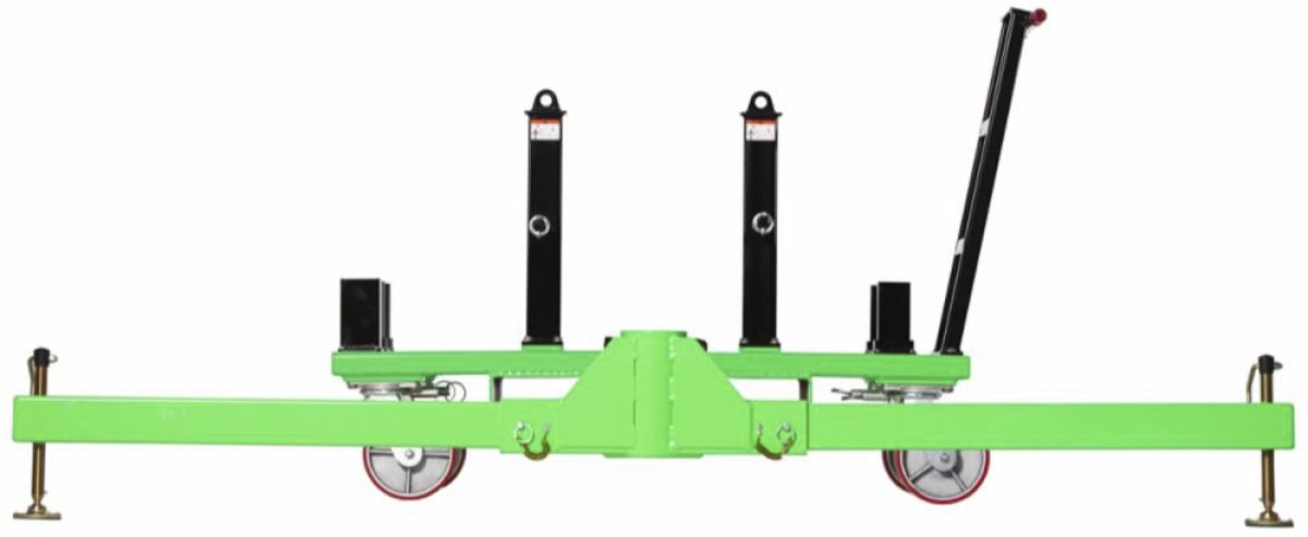 3M™ DBI-SALA® Basis mit Gegengewichtwagen HC 8000106, Für beengte Räume, Hohe Kapazität, 241 Kg, Grün
