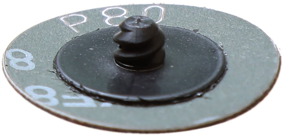 Mirka® Quick Disc 8090505060, Ø 50 mm, P60, C, Fiberscheibe mit Präzisions-Keramikkorn, Für Abtragsarbeiten
