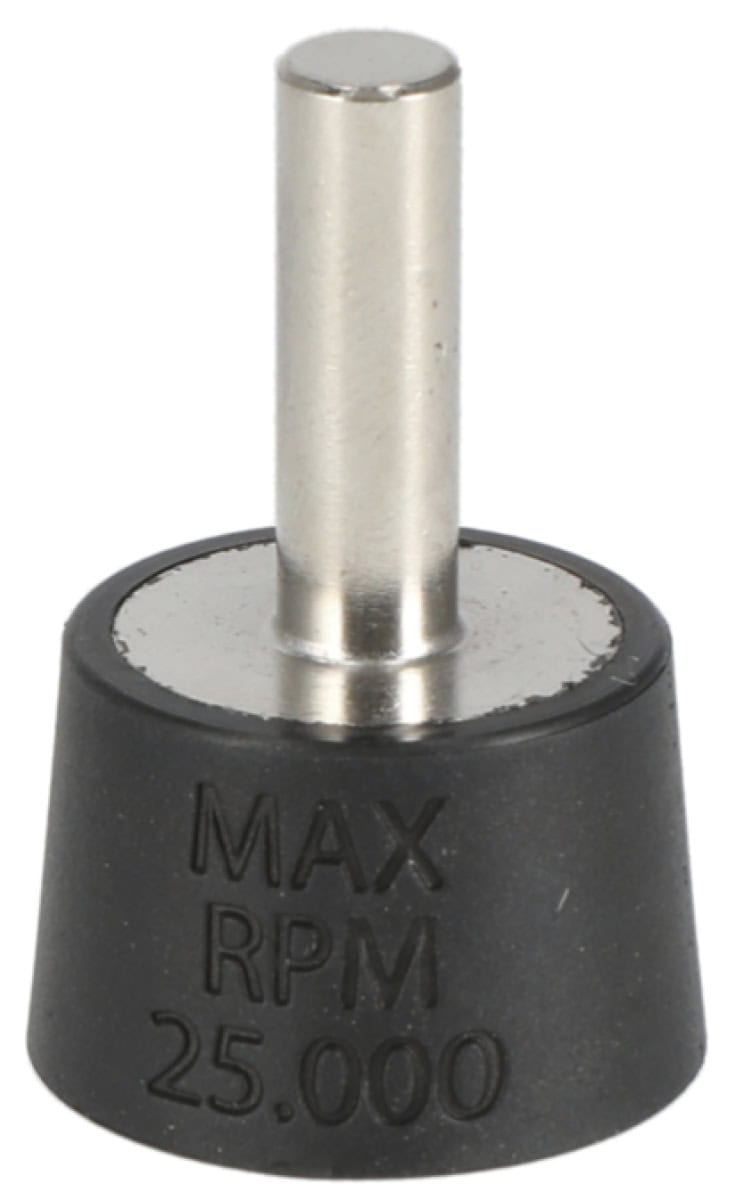 Mirka® Quick Disc Halter 8093260210, Ø 25 - 32 mm, Ungelocht, 6 x 20 mm Aufnahmeschaft, Hart, Ohne Schaumunterlage