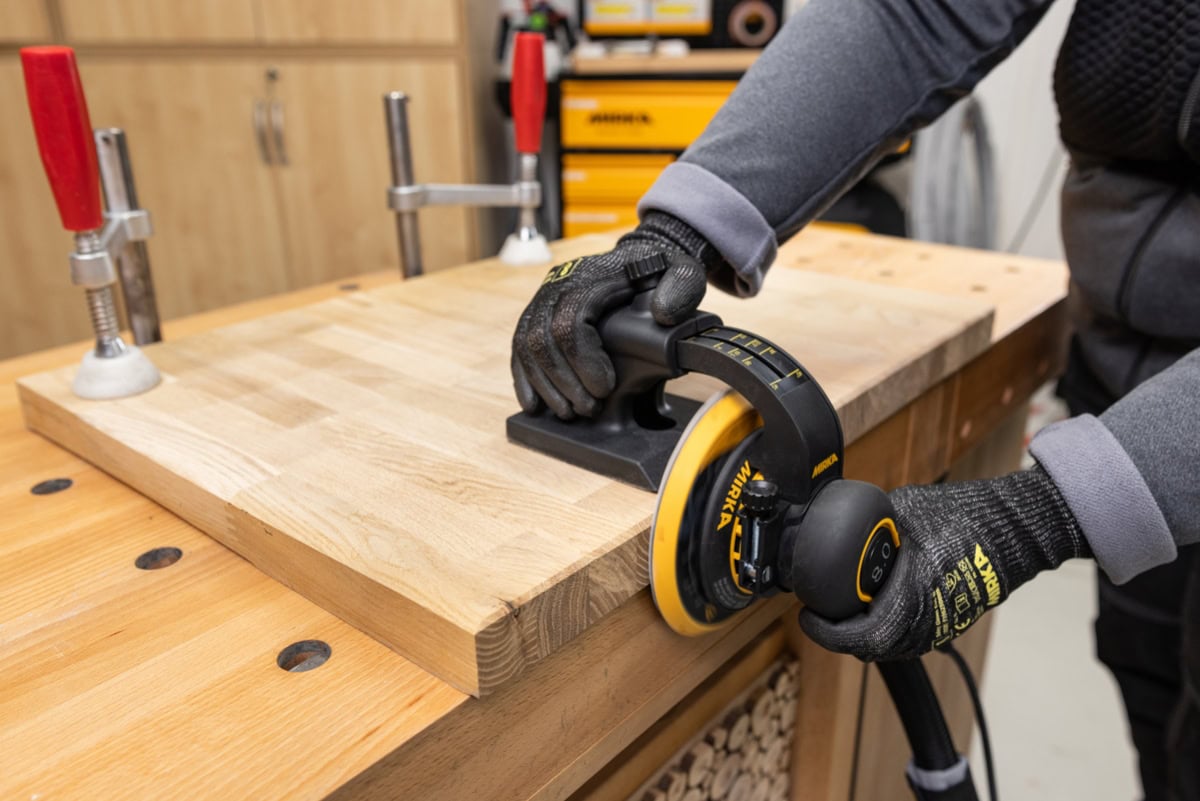 Mirka® Winkelanschlag für DEROS II 8290150211, Für DEROS II mit 125 mm & 150 mm