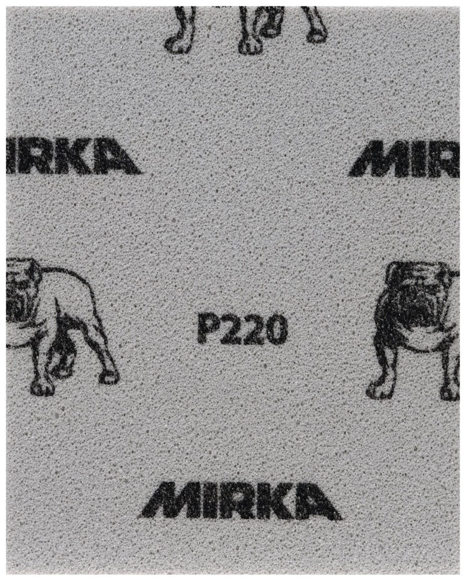 Mirka® Mirlon Softpad 8791150110, 115 mm x 140 mm, P60, A, Weich, Handpads mit Aluminiumkorn, Für Reinigungs- und Vorbereitungsarbeiten an Werkstücken