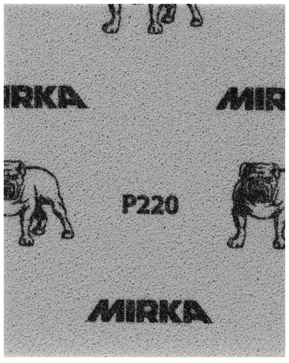 Mirka® Mirlon Softpad 8791150111, 115 mm x 140 mm, P120, A, Weich, Handpads mit Aluminiumkorn, Für Reinigungs- und Vorbereitungsarbeiten an Werkstücken