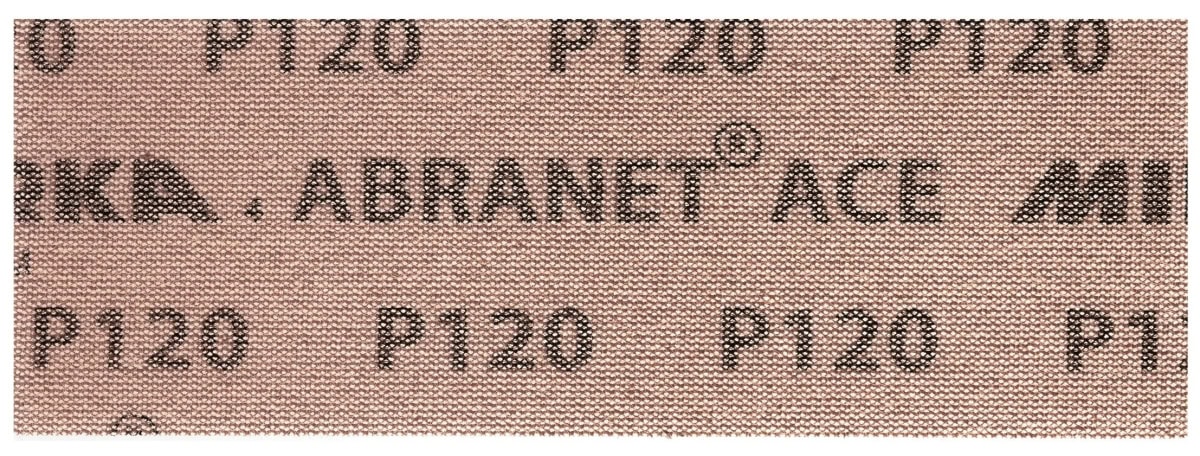 Mirka® Abranet Ace AC15005015, 70 mm x 198 mm, P150, Gitternetz, Kletthaftend, PA Gitternetz Schleifstreifen mit Aluminiumkorn