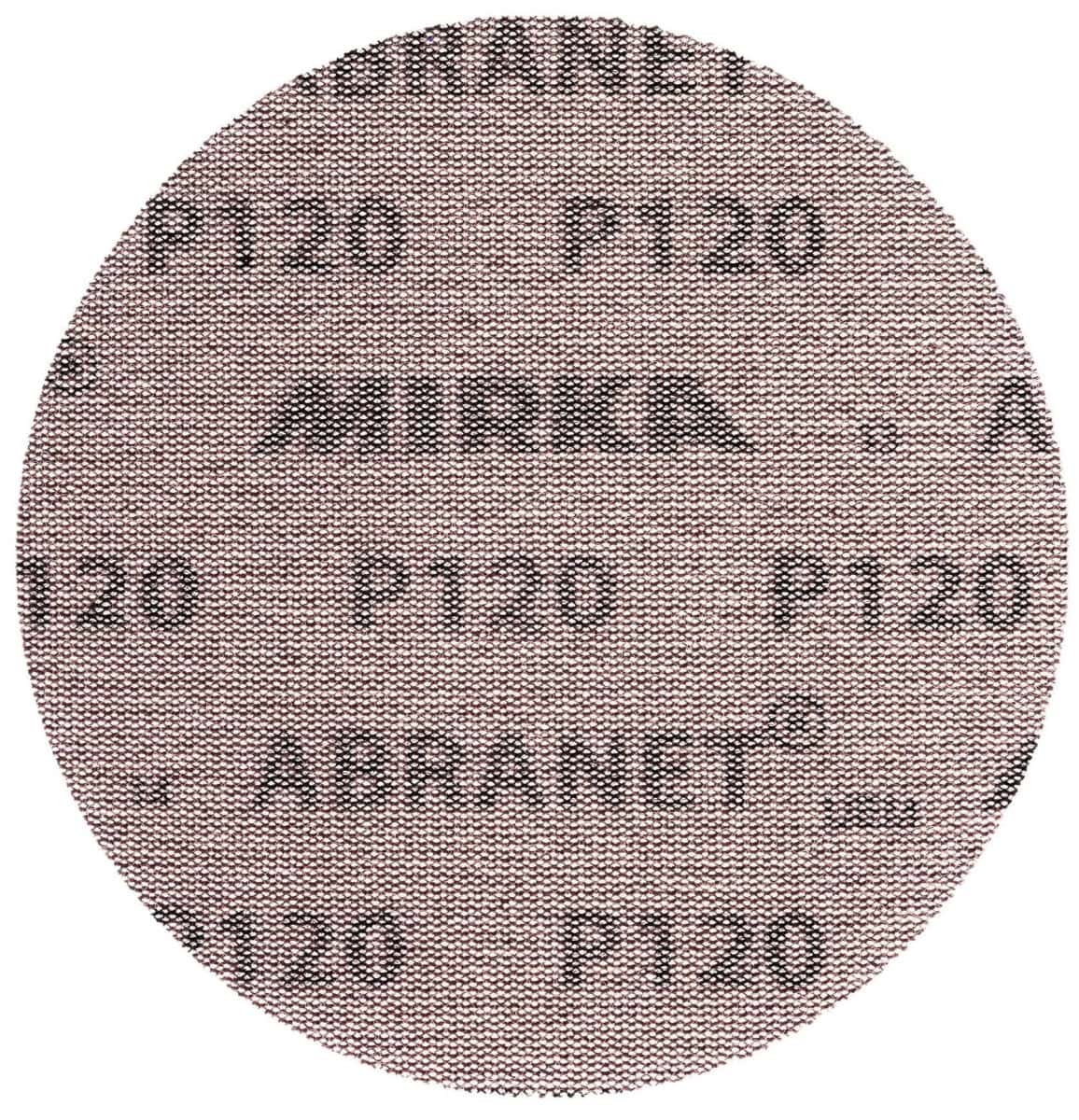 Mirka® Abranet 5424105081, Ø 150 mm, P800, Gitternetz, Kletthaftend, PA Gitternetz Schleifscheibe mit Aluminiumkorn