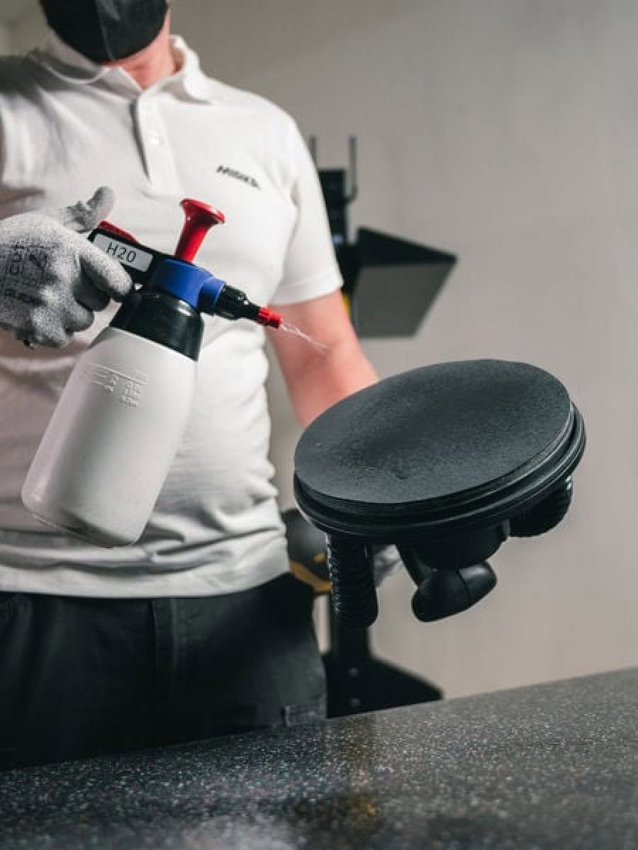 Mirka® Abralon J3 8M030195, Ø 150 mm, P3000, S, Ungelocht, Kletthaftend, Schleifscheibe mit Siliziumkarbidkorn, Für Finish- und Polierarbeiten an Werkstücken