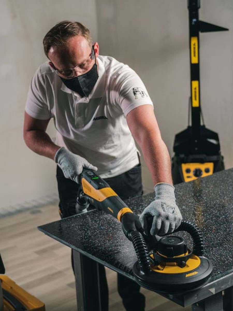 Mirka® Abralon J3 8M030195, Ø 150 mm, P3000, S, Ungelocht, Kletthaftend, Schleifscheibe mit Siliziumkarbidkorn, Für Finish- und Polierarbeiten an Werkstücken