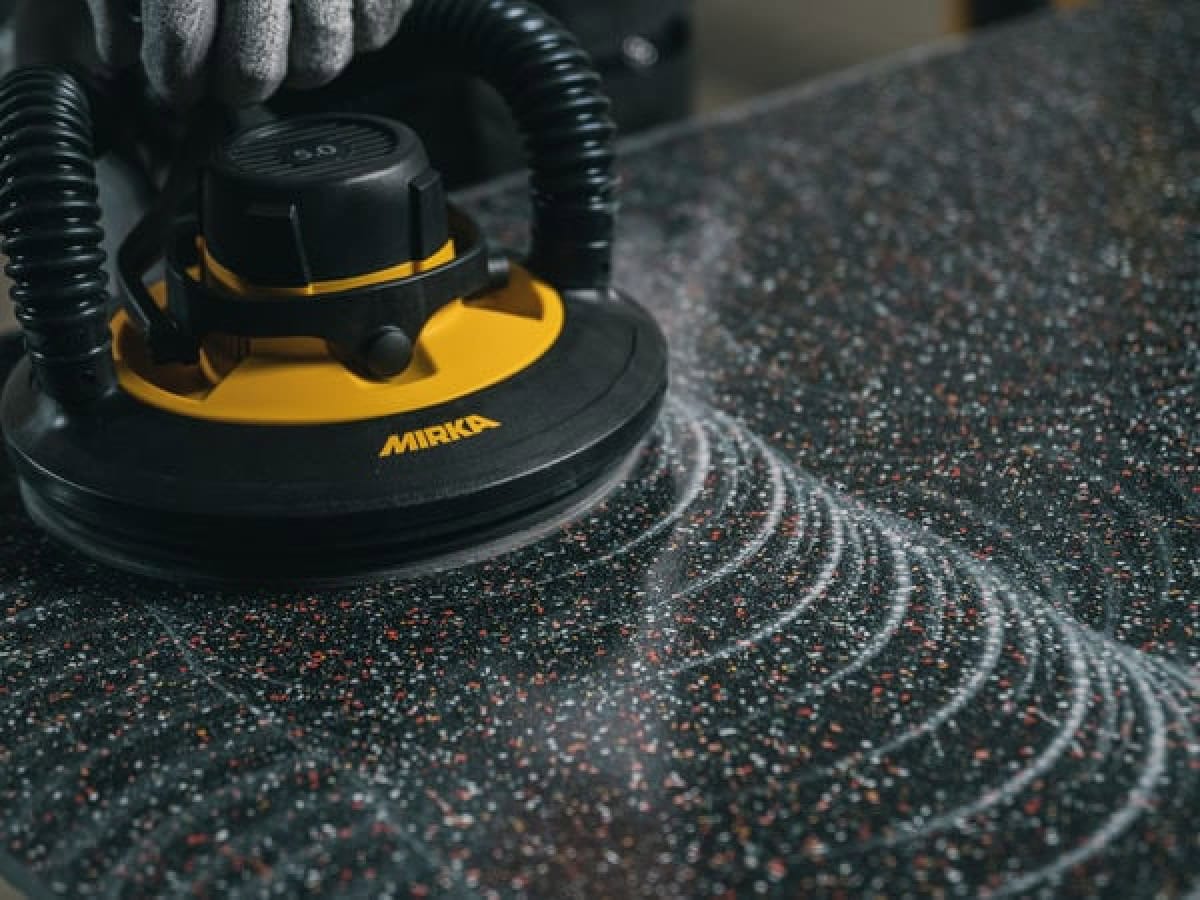 Mirka® Abralon J3 8M030195, Ø 150 mm, P3000, S, Ungelocht, Kletthaftend, Schleifscheibe mit Siliziumkarbidkorn, Für Finish- und Polierarbeiten an Werkstücken