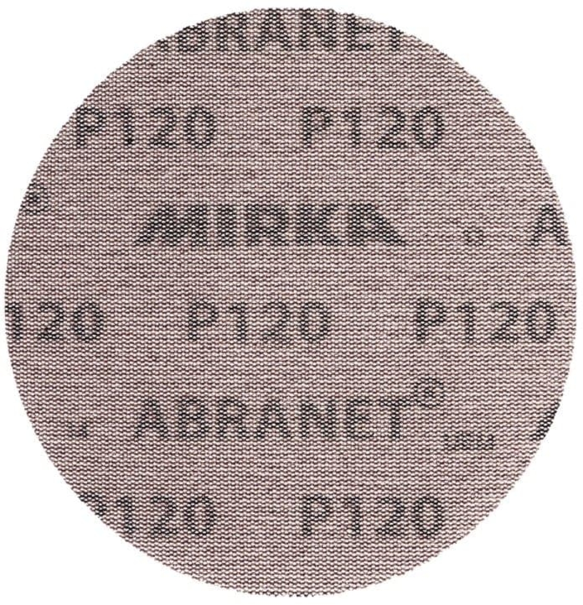 Mirka® Abranet 5424105012, Ø 150 mm, P120, Gitternetz, Kletthaftend, PA Gitternetz Schleifscheibe mit Aluminiumkorn