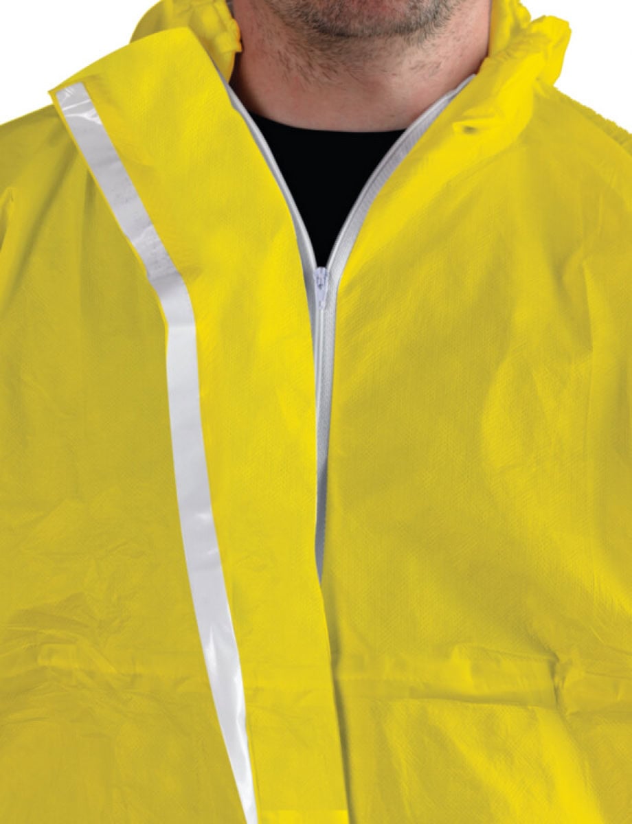 Ansell Alphatec® 2300 Schutzanzug Standard Bund, Modell 111, CE-Kategorie III Typ 5-B/ 6-B, Gelb, Größe S, YY23B-00111-02