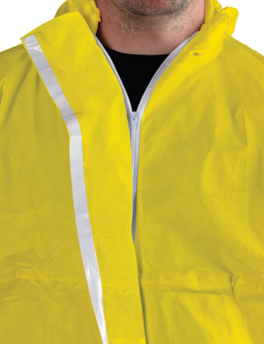 Ansell Alphatec® 2300 Schutzanzug Standard Bund, Modell 111, CE-Kategorie III Typ 5-B/ 6-B, Gelb, Größe L, YY23B-00111-04
