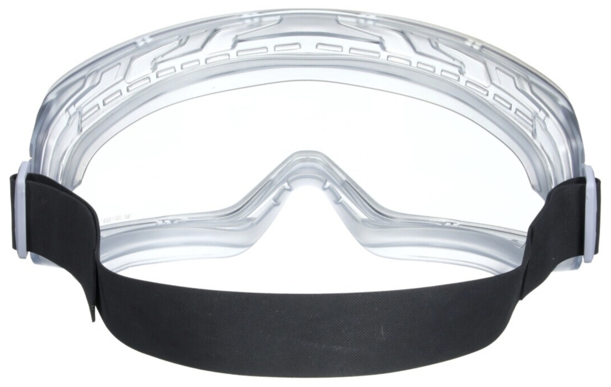3M™ GoggleGear™ Schutzbrille GG3201-AAF, Klar, Chemikalienbeständige Acetat Scheibe, Belüftet, Anti Beschlags Beschichtung, UV Schutz, Zum Schutz gegen Chemikalien & Flüssigkeitsspritzer