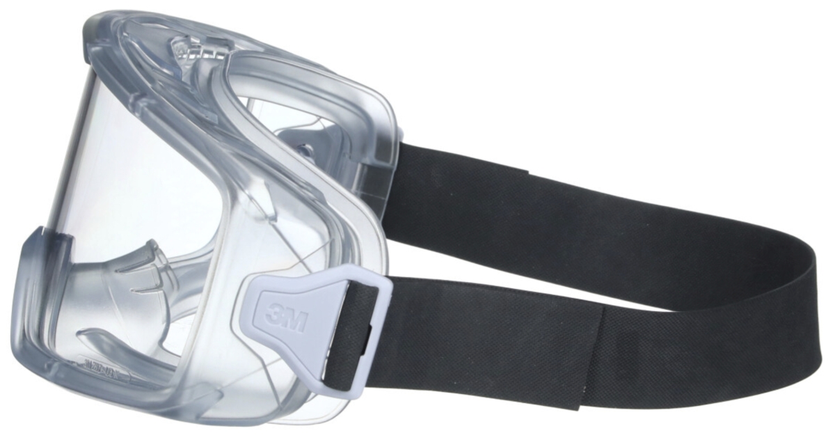 3M™ GoggleGear™ Schutzbrille GG3201-AAF, Klar, Chemikalienbeständige Acetat Scheibe, Belüftet, Anti Beschlags Beschichtung, UV Schutz, Zum Schutz gegen Chemikalien & Flüssigkeitsspritzer