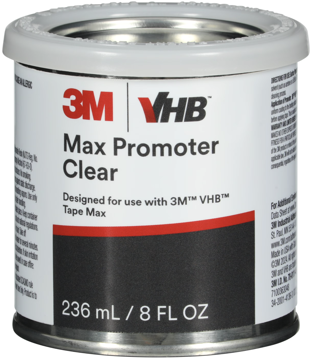 3M™ VHB™ MAX Haftvermittler VHBMAX236, 236,5 ml, Transparent, Für VHB™ MAX Klebebänder zur Verbesserung der Klebeleistung