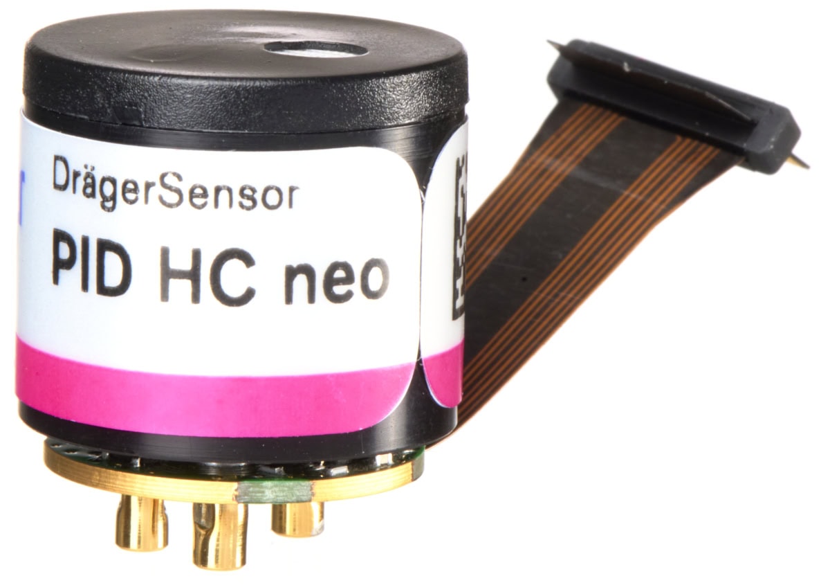 Dräger® PID HC neo Sensor 6800417, Isobuten / Benzol, Hohe Konzentrationen, 0 bis 2.000 ppm i-Buten / 0 bis 1.000 ppm Benzol, Photoionisationsdetektor Sensor, Für Dräger® Gasmessgeräte