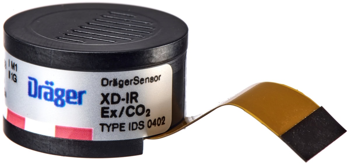 Dräger® XD-IR Ex/CO2 Sensor 6800201, Methan / Kohlenstoffdioxid, Hohe Langlebigkeit, 0 bis 100 Vol.-% Ex / 0 bis 5 Vol.-% CO2, Infrarot Sensor, Für Dräger® Gasmessgeräte