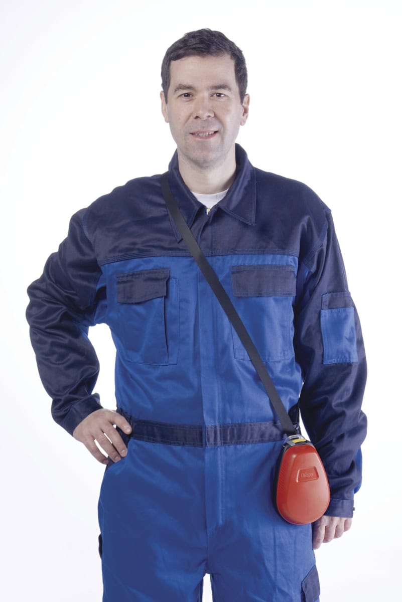 Dräger® PARAT® 3100 Flucht Gasmaske / Halbmaske 3704476, ABEK15 Filter für mind. 15 Min. Schutz, Filter uneingeschweißt, Universalgröße, Fluchtmaske zum Schutz gegen organische, anorganische, saure Gase & Dämpfe, Ammoniak & org. Ammoniakderivate
