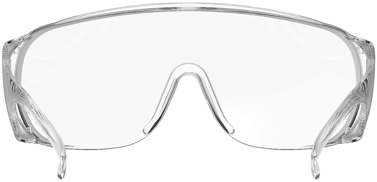 Dräger® X-pect® 8110 Überbrille R58247, Klar, Polycarbonat, UV Schutz (UV), 2C-1.2 D 1FT, Zur Kombination mit Korrekturbrille