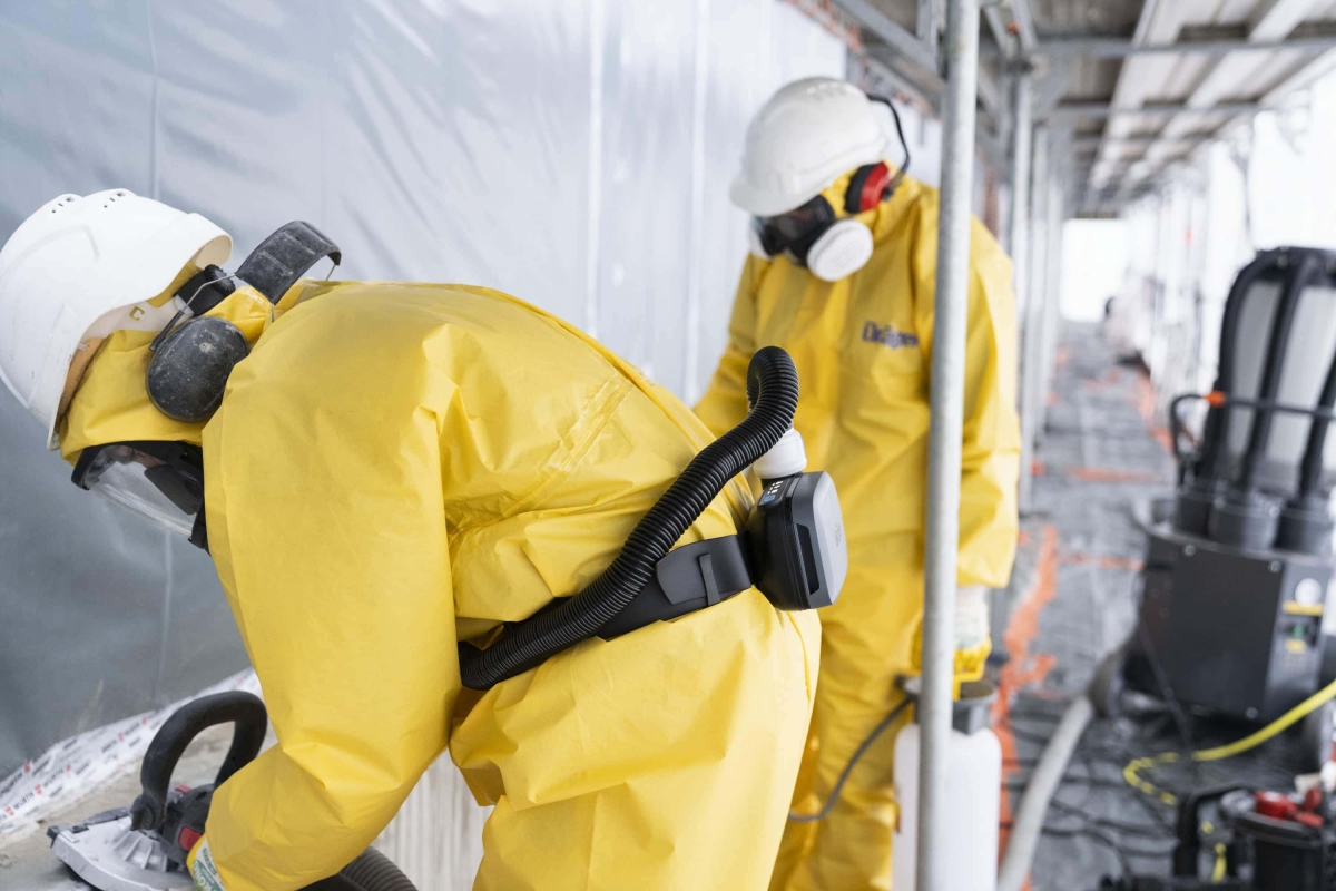 Dräger® X-plore® 8300 Gebläseeinheit Starter Set Leder 3734402, Universal Edition, Ledergürtel, TH3/TM3, 8 - 11 Stunden Laufzeit, Partikelschutz, Für höchste Anforderungen in Industrie und Gesundheitswesen