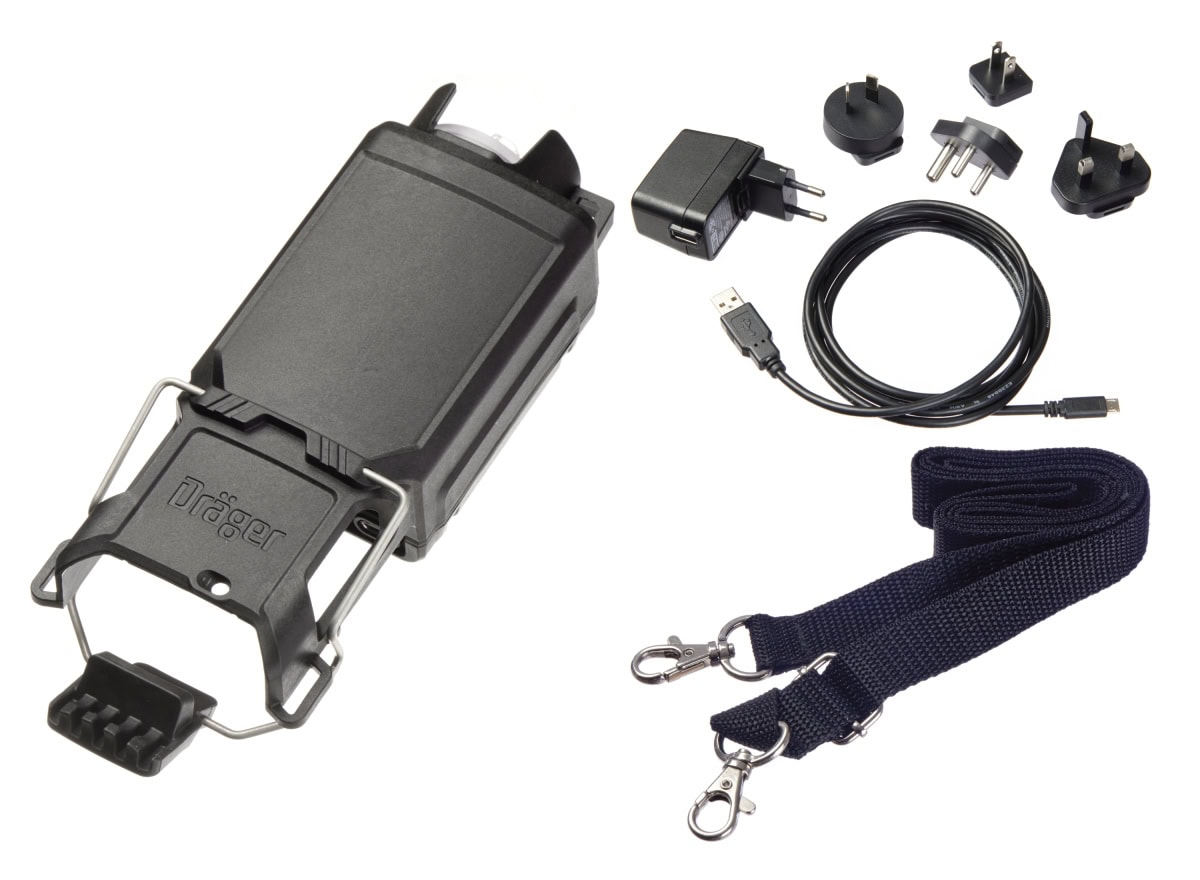 Dräger® X-am® Pumpe inkl. Netzteil & Tragegurt 8327115, Zur Fernprobenahme von Gasen, Für Dräger® X-am® 2500 / 2800 / 5000 / 5600 / 5800