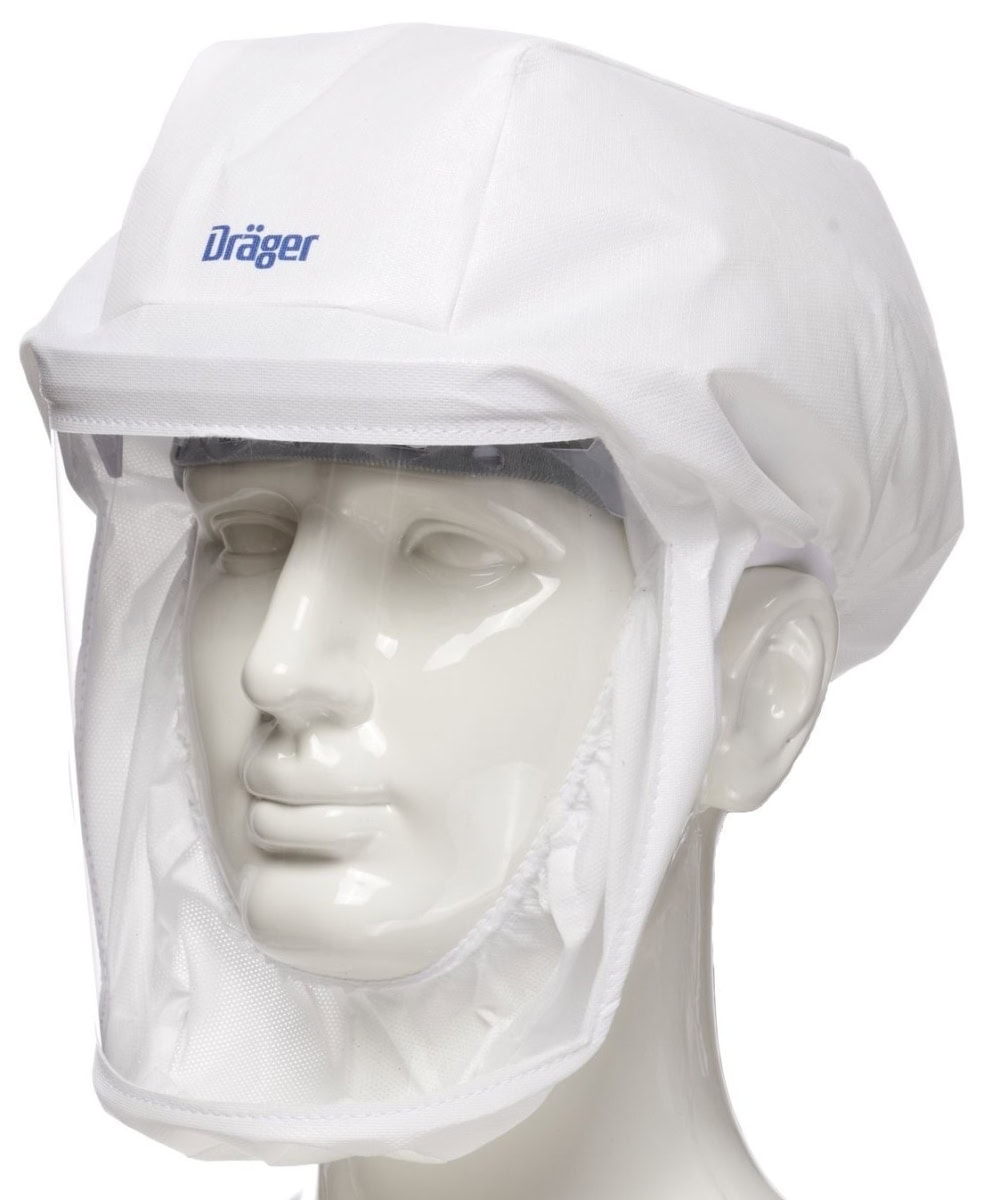Dräger® X-plore® 8500 Starterpaket mit Haube VN01389, TH3, Größe L/XL, Partikel- Gase- & Dämpfeschutz, Leicht-Industrie, Teile: [R59540, R59810, R59600, 6739730, 6739535, R59563, R59564, R63425]