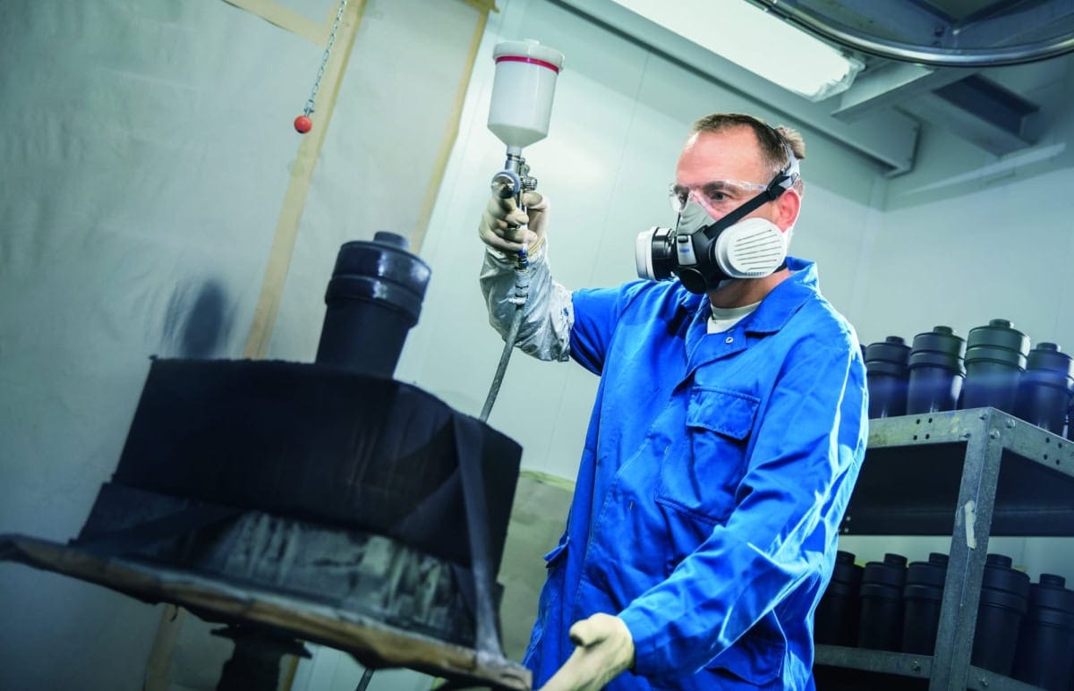 Dräger® X-plore® 3300 Gasmaske / Halbmaske Handwerker Set 3701431, Größe S, P3 R D Partikelfilter, Soft TPE, Dräger® Bajonett-Klick Filteranschluss