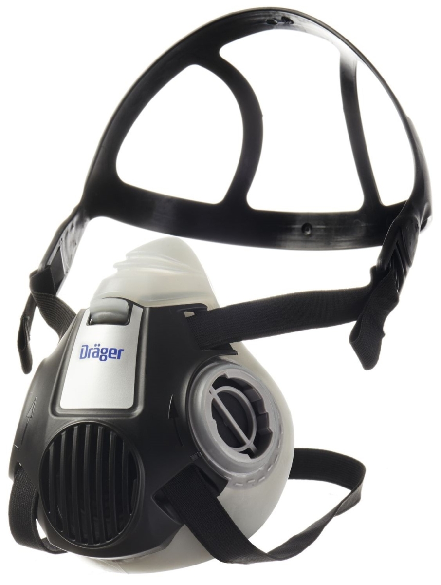 Dräger® X-plore® 8000 Flexibler Luftschlauch R59610, 80 cm - 120 cm, Selbstanpassender PU-Luftschlauch mit Schnellverschluss für Dräger® X-plore® Halb- & Vollmasken