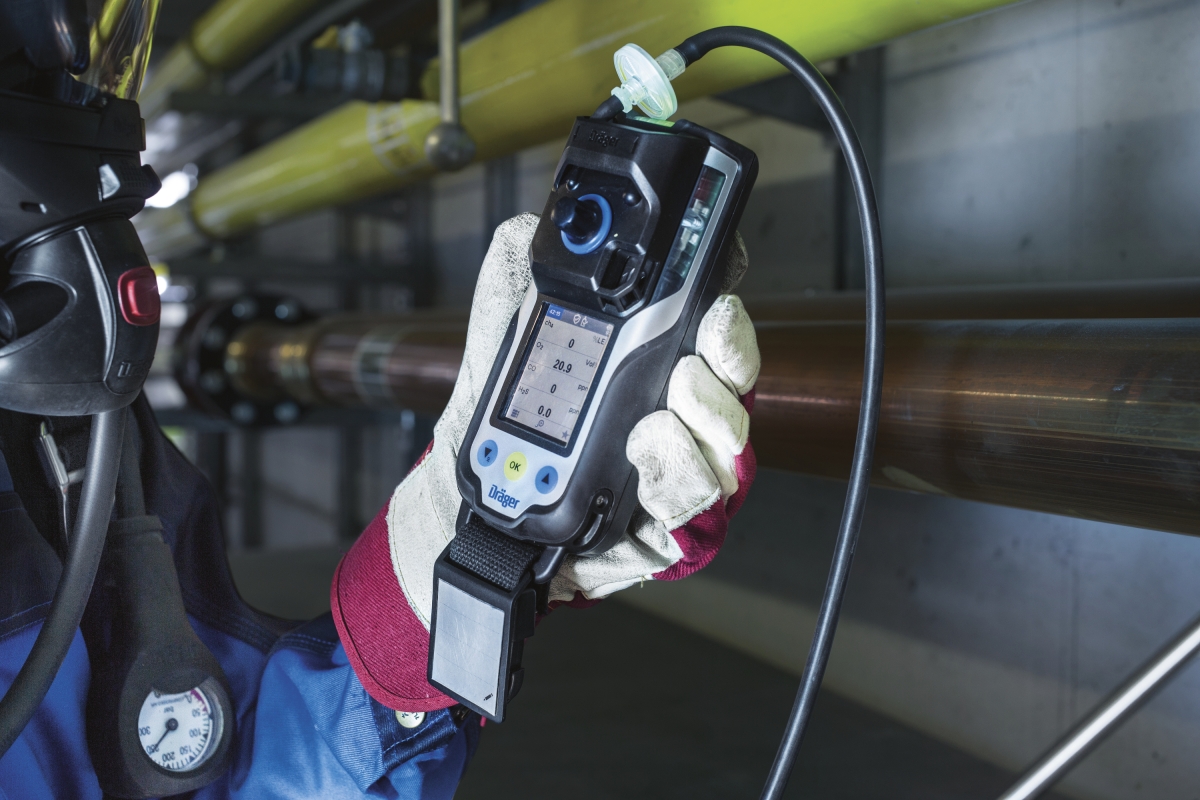 Dräger® X-am® 8000 Mehrgasmessgerät 8325875, Basisversion Pumpe, Interne Pumpe, Ohne Sensoren, 1 bis 7 Gase Messgerät, IP 68 Staub- & Wasserdicht, Für die persönliche Gasüberwachung im täglichen Einsatz, Freimessung & Bereichsüberwachung