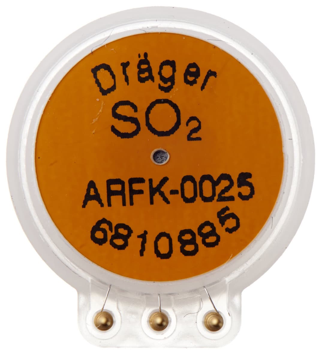 Dräger® XXS SO2 Sensor 6810885, Schwefeldioxid, 0 bis 100 ppm, Elektrochemischer Sensor, Für Dräger® Gasmessgeräte