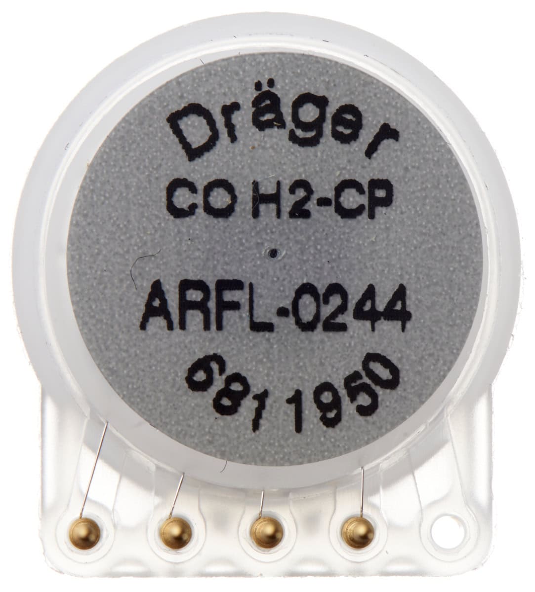Dräger® XXS CO H2 CP Sensor 6811950, Kohlenstoffmonoxid, Wasserstoff kompensiert, 0 bis 2.000 ppm, Elektrochemischer Sensor, Für Dräger® Gasmessgeräte