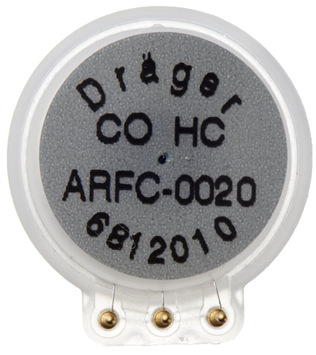 Dräger® XXS CO HC Sensor 6812010, Kohlenstoffmonoxid, Hohe Konzentrationen, 0 bis 10.000 ppm, Elektrochemischer Sensor, Für Dräger® Gasmessgeräte