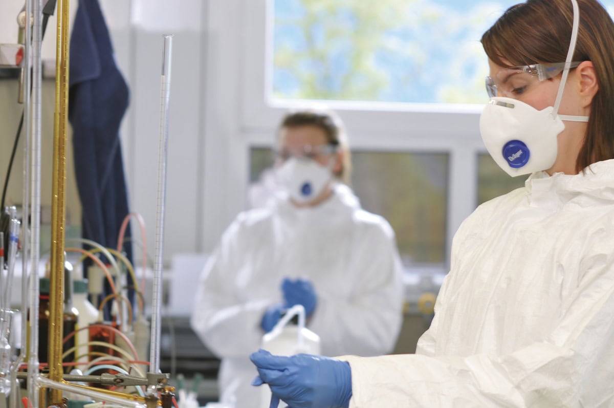 Dräger® X-plore® 1730V FFP3 NR D Atemschutzmaske / Partikelmaske 3951088, Universalgröße, Ausatemventil, Hygienisch einzelverpackt, Wirksamer Schutz gegen Feinstäube und Partikel bei hohem Tragekomfort