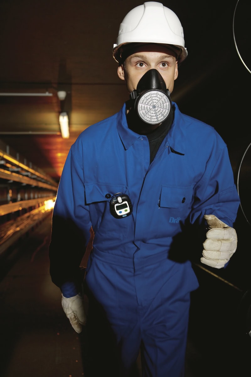 Dräger® PARAT® 3100 Flucht Gasmaske / Halbmaske 3704476, ABEK15 Filter für mind. 15 Min. Schutz, Filter uneingeschweißt, Universalgröße, Fluchtmaske zum Schutz gegen organische, anorganische, saure Gase & Dämpfe, Ammoniak & org. Ammoniakderivate