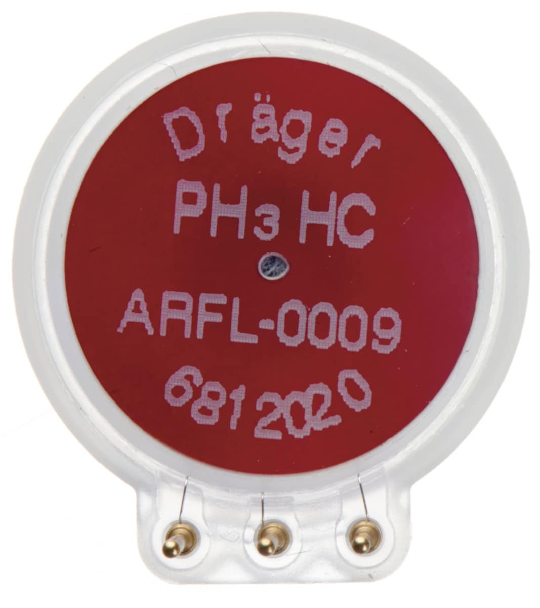 Dräger® XXS PH3 HC Sensor 6812020, Phosphin, Arsin, Diboran, Silan, Hohe Konzentrationen, 0 bis 2.000 ppm, Elektrochemischer Sensor, Für Dräger® Gasmessgeräte