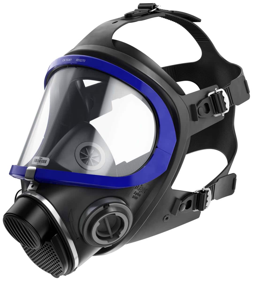 Dräger® X-plore® 5500 Gasmaske / Vollmaske R55270, Universalgröße, Schlagfeste PC Sichtscheibe, EPDM, Dräger® Bajonett-Klick Filteranschluss