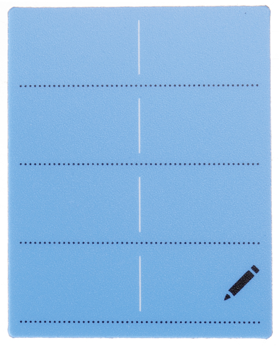 Dräger® X-am® & X-act® Aufkleber für Halter am Tragegurt 8327646, Blau, 5 Stück pro Packung, Für Dräger® X-am® 3500 / 8000 & X-act® 7000