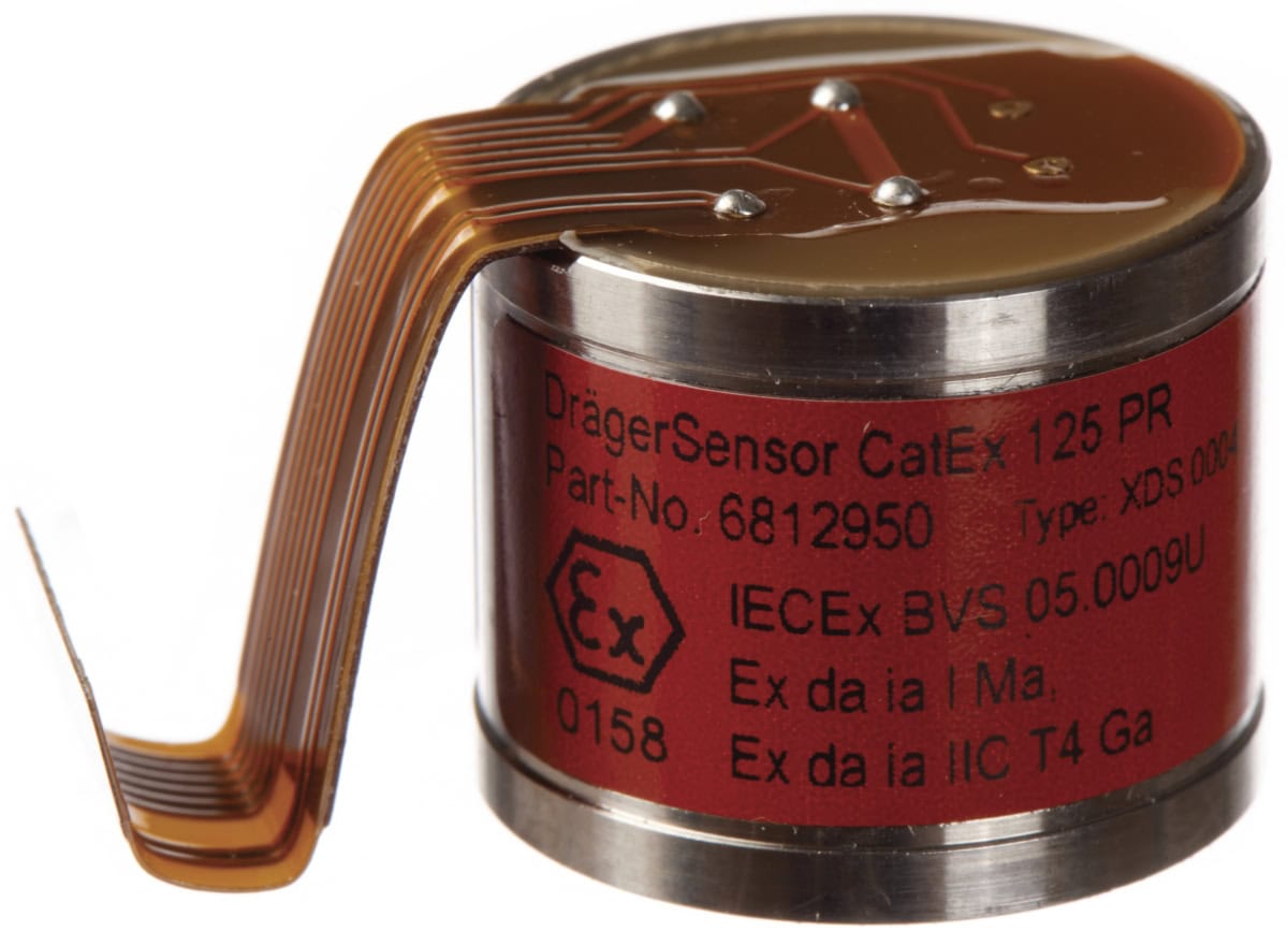 Dräger® CatEx 125 PR CH4 Sensor 6812950, Methan, Vergiftungsresistent, 0 bis 100 Vol.-%, Katalytischer Sensor, Für Dräger® Gasmessgeräte