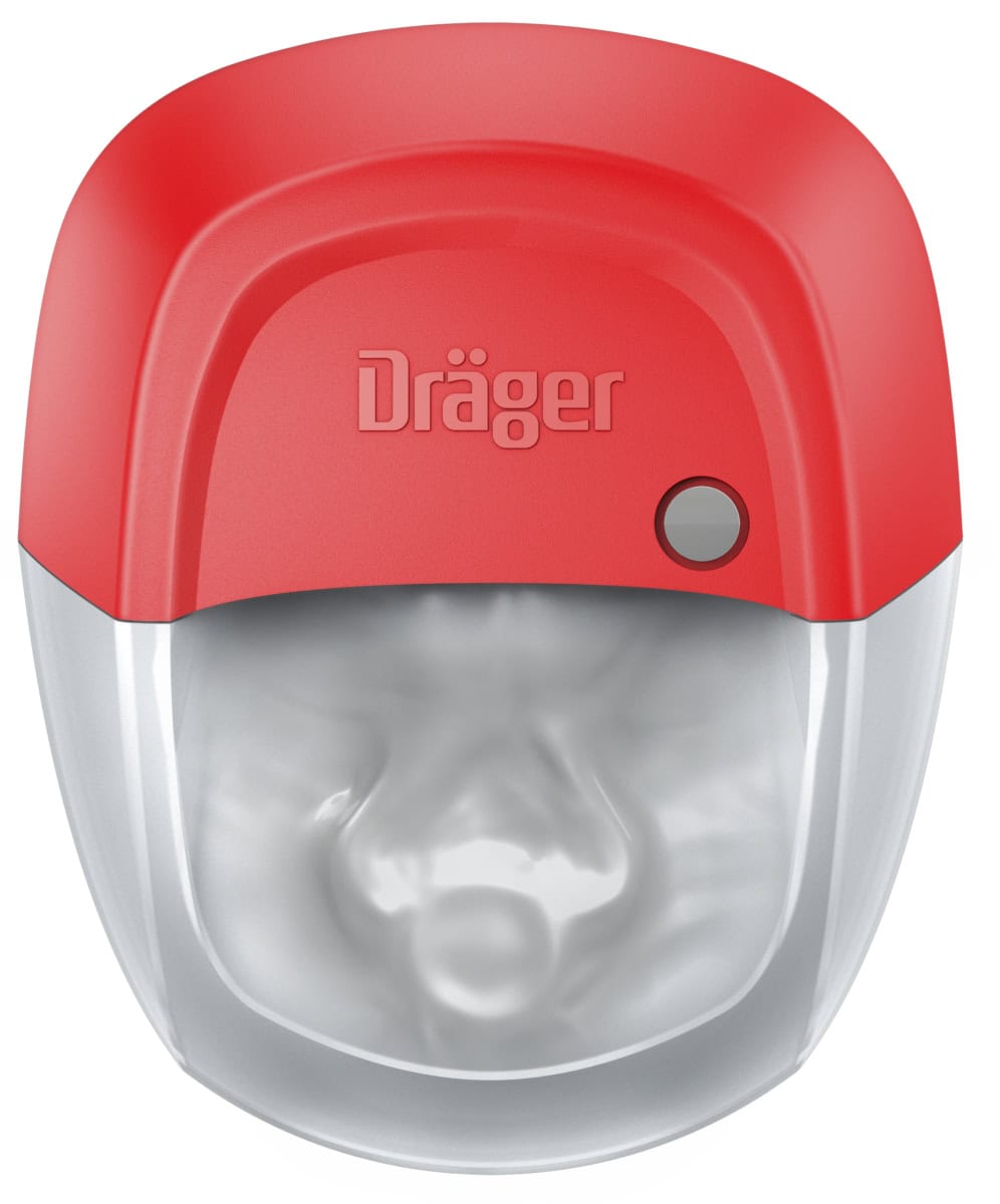 Dräger® PARAT® 1260 Flucht Filtergerät 3702150, ABEK10 Filter für mind. 10 Min. Schutz, Filter eingeschweißt, Universalgröße, Flucht Filtergerät zum Schutz gegen organische, anorganische, saure Gase & Dämpfe, Ammoniak & org. Ammoniakderivate