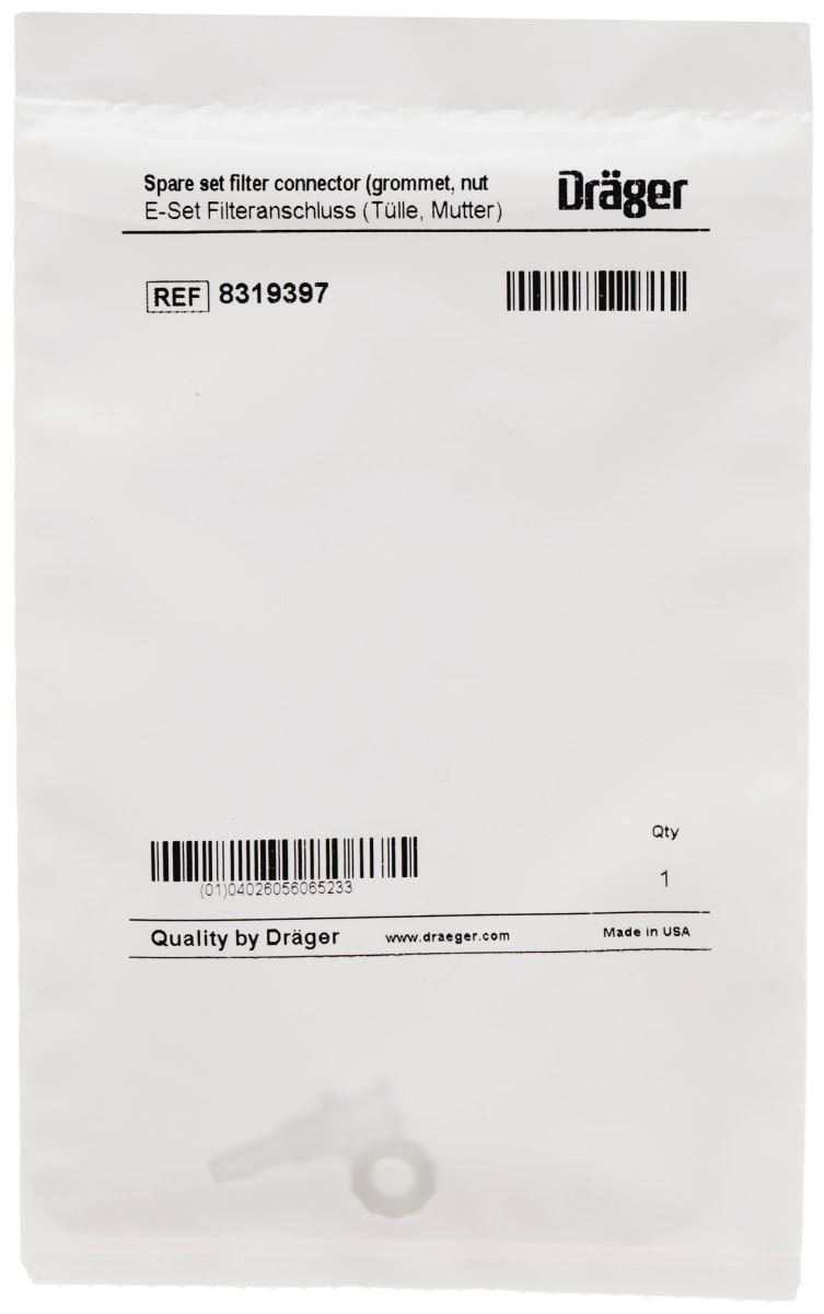 Dräger® Filteranschluss 8319397, Für Dräger® Staub- und Wasserfilter 8319364