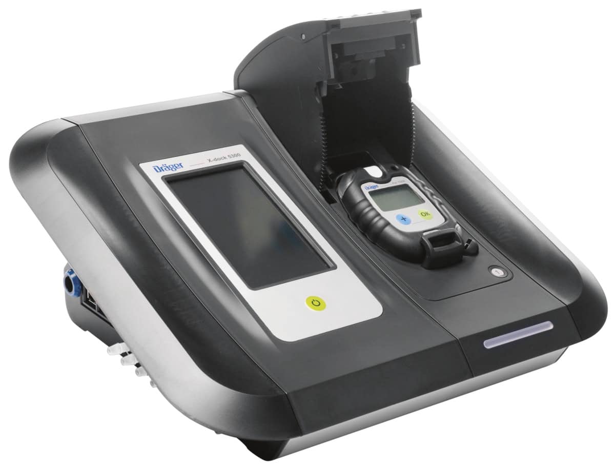 Dräger® X-Dock® Pac® 5300 Test Station & Kalibrier Station 8321881, Passend für Pac® 3500 / 6000 / 6500 / 7000 / 8000 / 8500 Serie, 1 Modul, Für Begasungstest, Justierung & Kalibrierung