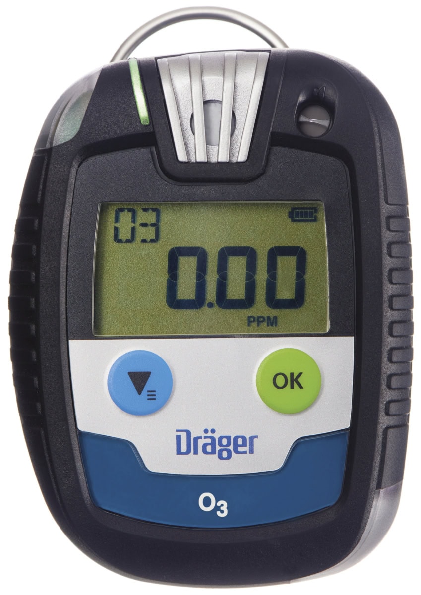 Dräger® Pac® 8000 Eingasmessgerät 8326359, Sensor: O3, IP 68 Staub & Wasserdicht, Mobiles Gaswarngerät für Ozon (O3)