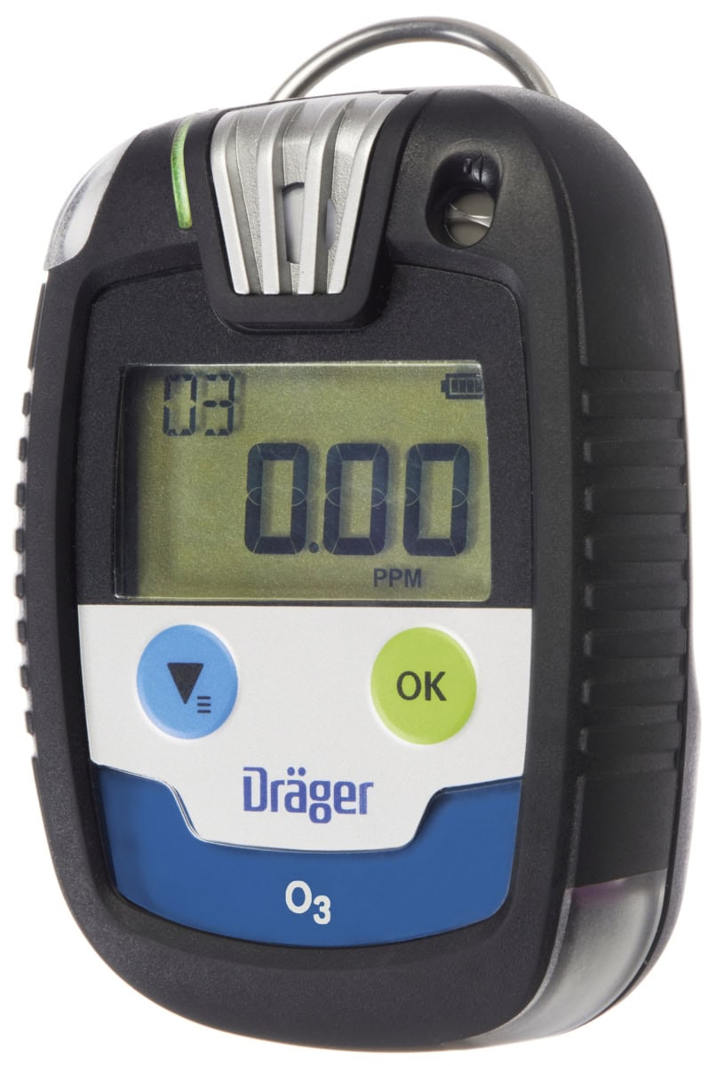 Dräger® Pac® 8000 Eingasmessgerät 8326359, Sensor: O3, IP 68 Staub & Wasserdicht, Mobiles Gaswarngerät für Ozon (O3)