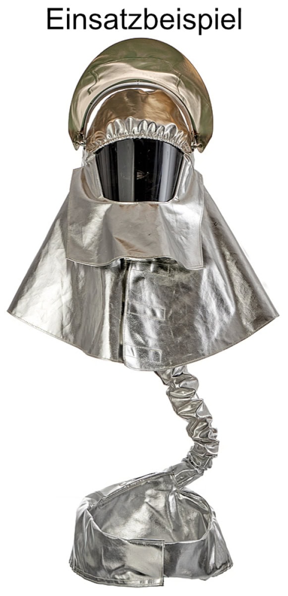 Dräger® X-plore® 8000 Hitzeschutz für Helm HL1 3739880, Helm Überzug (Lang), Silber, Für Visierhelm HL1