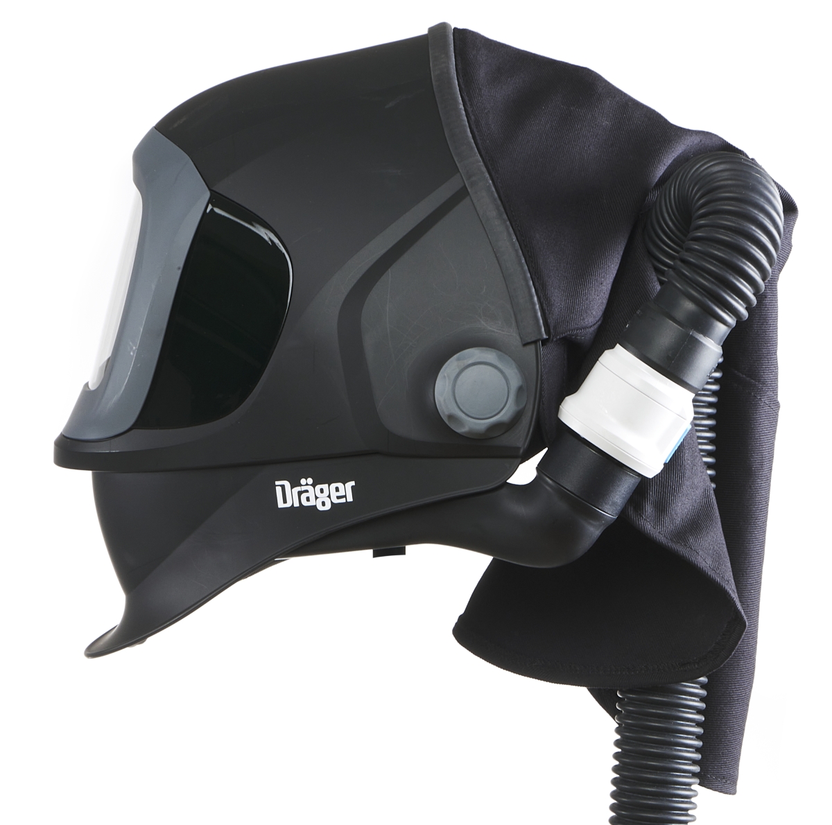 Dräger® X-plore® 8000 Nackenschutz 3738001, Flammhemmend, Für Premium Schweißerschutzvisier, Schwarz, Ersatzteil