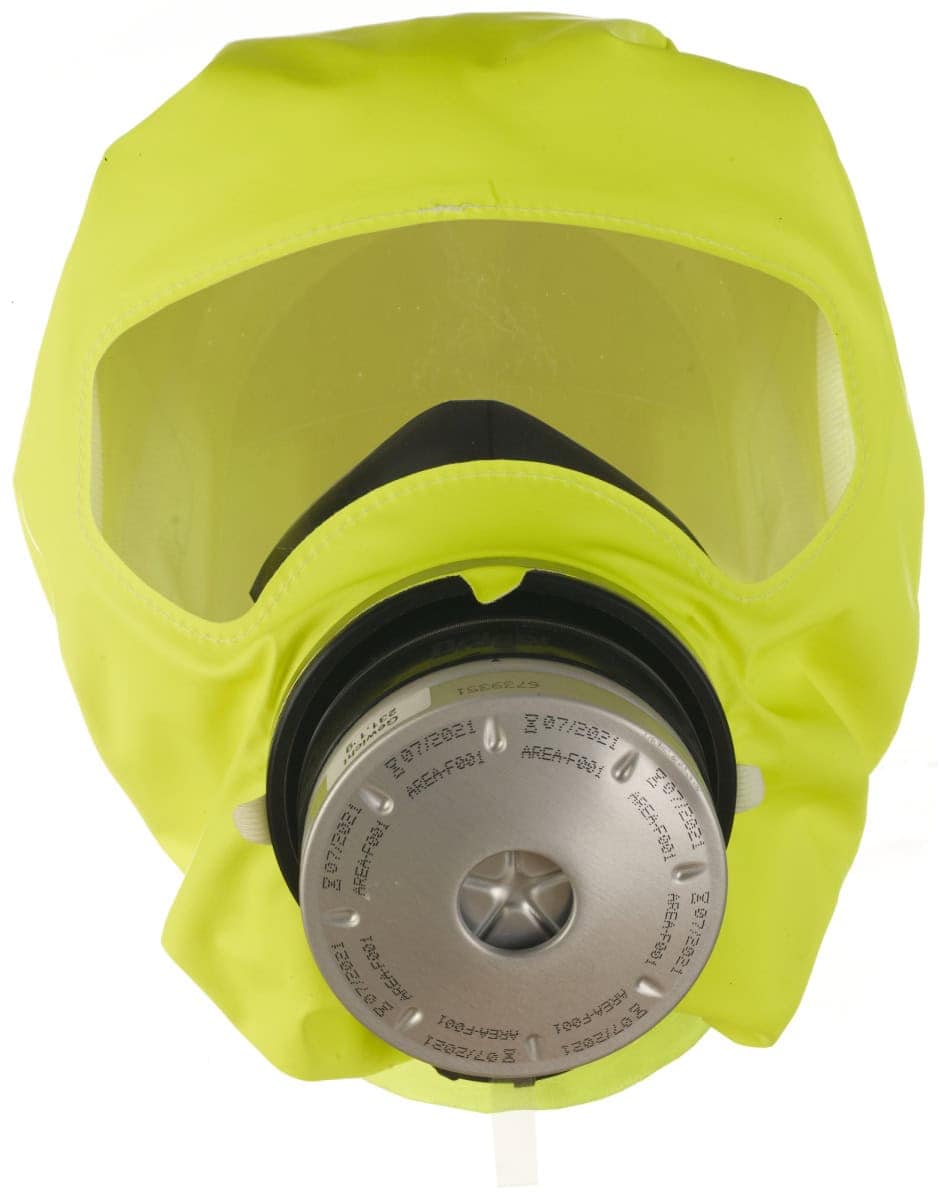 Dräger® PARAT® 4730 Industrie Fluchthaube R59431, ABEK15 P3 Kombi Filter für mind. 15 Min. Schutz, Hard Case, Universalgröße, Fluchthaube zum Schutz gegen toxische Industriegase, Dämpfe und Partikel