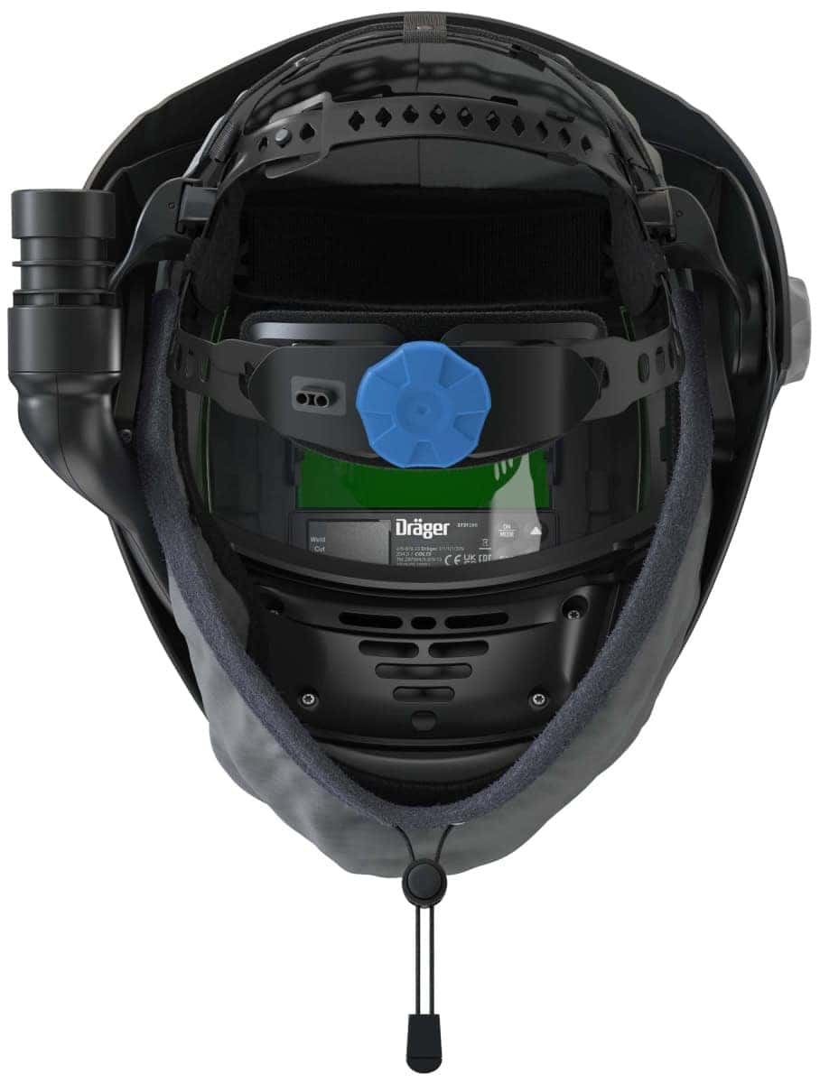 Dräger® X-plore® 8500 Schweißer Set Premium 3722131, TH3, 4A/3B, Seitenfenster, Hochklapp Funktion, Kopfband + Textilkopfschutz