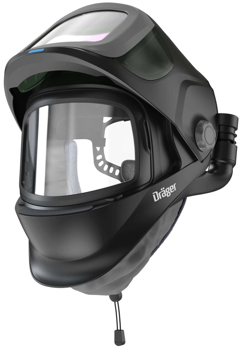 Dräger® X-plore® 8000 Premium Schweißmaske / Schweißerschutzvisier 3728195, TH3, 4A/3B, Seitenfenster, Hochklapp Funktion, Kopfband + Textilkopfschutz